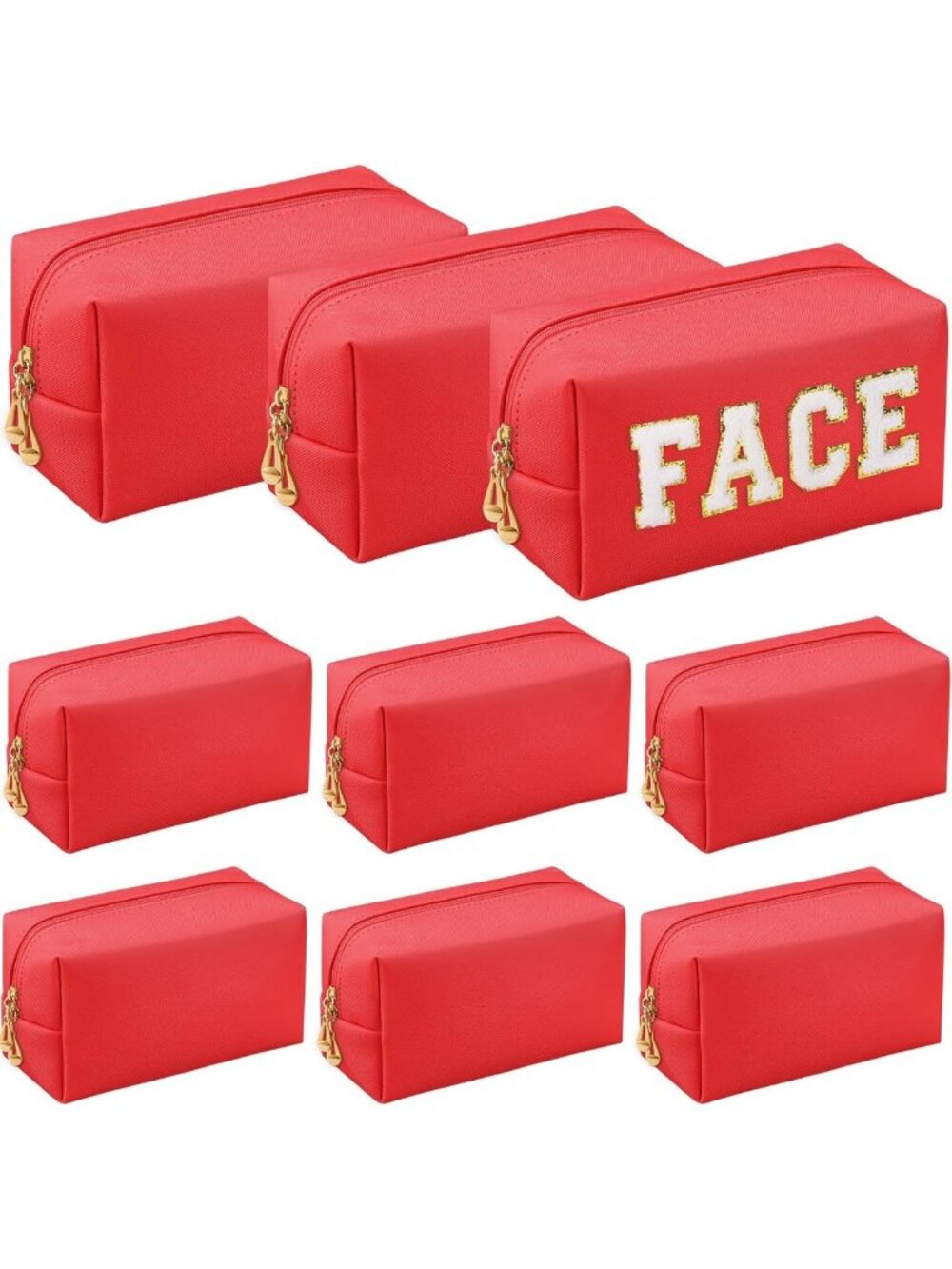 9 Pcs Makeup Bags Set - Stylish Toiletry Cases for Travel & Organization